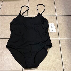 Athleta Elegant Black Swimsuit